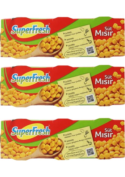 Mısır Konservesi 220 gr x 3'lü