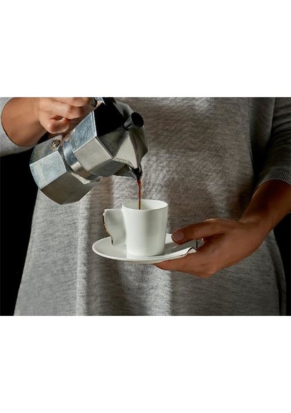 Kaffa Türk Kahve Fincanı Seti 6'lı Altın