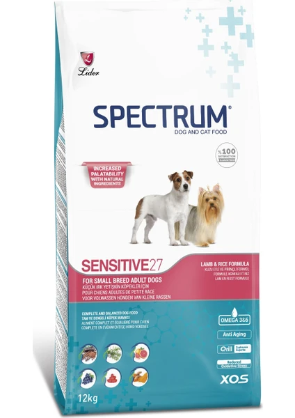 Sensitive 27 Small Breed Kuzulu Küçük Irk  Yetişkin Köpek Maması 12kg