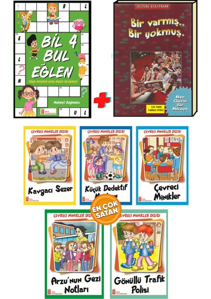 4. Sınıf Bil Bul Eğlen +Bir Varmış Bir Yokmuş Kalın Hikeye Kitabı+Zevkle Okunacak 5 Kitap
