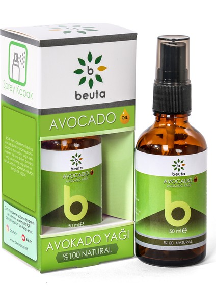 Avakado Yağı % 100 Doğal 50 ml