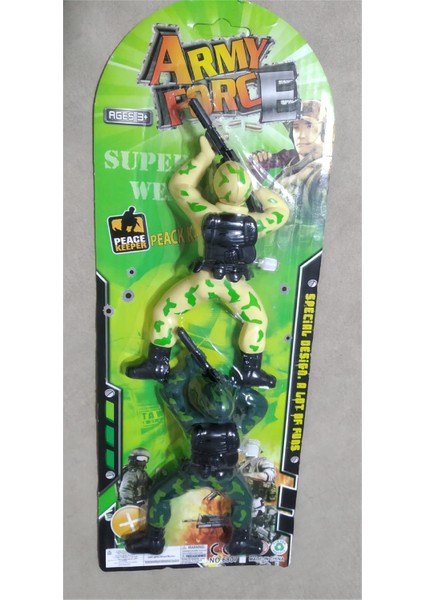 Ikılı Kurmalı Asker Figürü 14CM