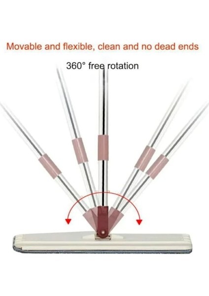 Mop Tablet Mop Krem 5 L + Yedek Mop Bez 4