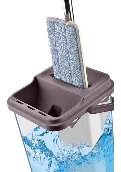 Mop Tablet Mop Krem 5 L + Yedek Mop Bez 5