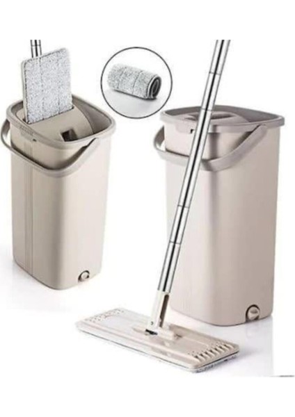 Magic Flat Çift Hazneli Tablet Mop 5 L + 2 Yedek Mop