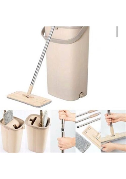 Magic Flat Çift Hazneli Tablet Mop 5 L + 2 Yedek Mop