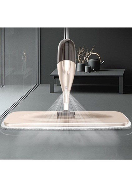 Sprey Mop + 3 Yedek Microfiber Bezli Deterjan Hazneli Paspas Tablet Mop