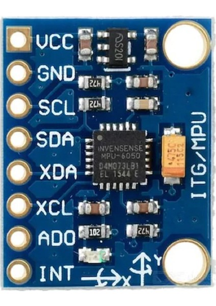 MPU6050 6 Eksenli Gyro ve Eğim Sensörü GY521 Accelerometer GY-521