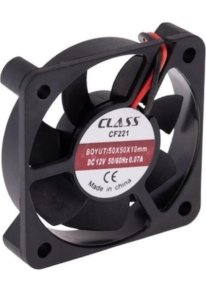 50X50X10 24 Volt Dc Aksiyel Fan 5010 24V Kare Fan 3D Printer Fanı
