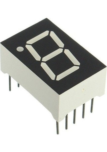 10 'lu - 1 Digit 7 Segment 14MM Ortak Anot Display