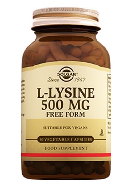 Solg.l-Lysıne 500 Mg 50 Kapsül