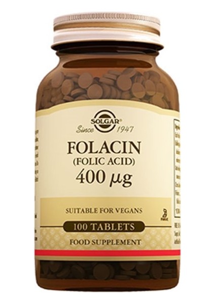 Solg.folıc Acıd 400 Mcg 100 Tablet