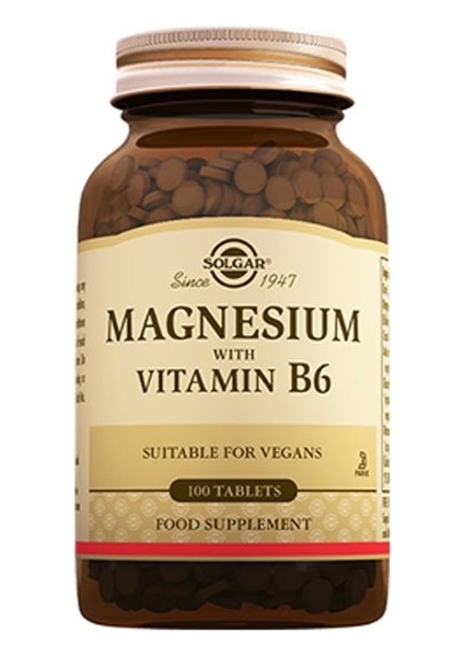 Solg.magnesıum Wıth Vıtamın B6