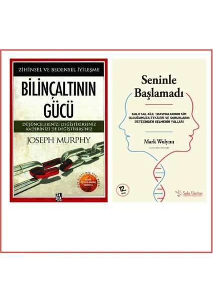 Seninle Başlamadı - Bilinçaltının Gücü Redbookset - Joseph Murphy - Mark Wolynn