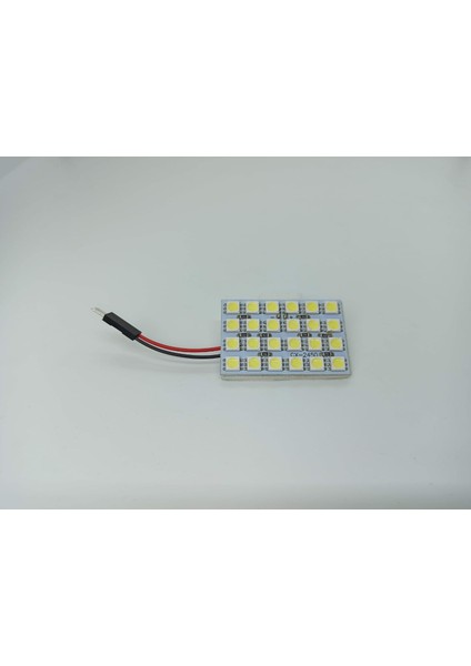 Araç Içi Oto Aydınlatma Tepe Lambası 24 Smd 5050 LED Proje Panel Tavan Lamba 33-40 mm