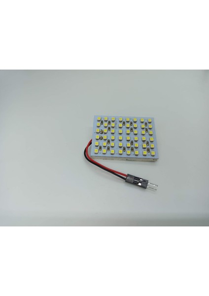 Araç Içi Oto Aydınlatma Tepe Lambası 48 Smd 5050 LED Proje Panel Tavan Lamba 33-40MM