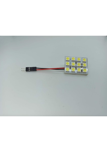 Araç Içi Oto Aydınlatma Tepe Lambası 12 Smd 5050 LED Proje Panel Tavan Lamba 33-40MM