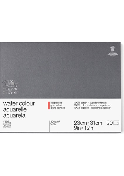 Professional Sulu Boya Bloğu Sıcak Baskı 300 gr 23 x 31 cm