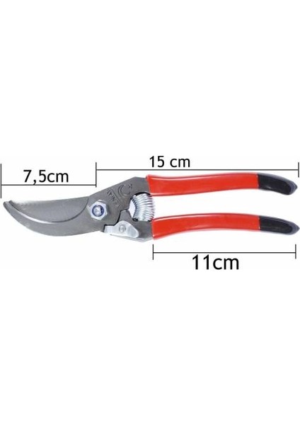 Yaylı Ağaç Bitki Çiçek Bağ Budama Makası 230 mm