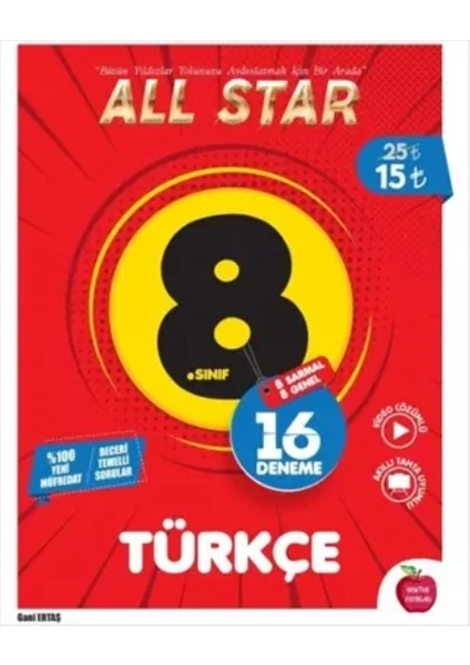 Newton Yayınları All Star Türkçe 16 Deneme