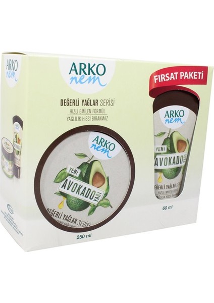 Nem Krem KAV.250 ml Degerli & AVAKADO+60 ml Tup