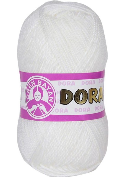 Dora El Örgü İpi Parlak Beyaz 100