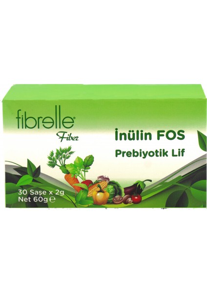 Inülin Fos Prebiyotik Lif 2 gr Saşe (30 Adet Kutu)