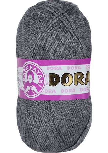 Dora El Örgü İpi Kömür Gri 008