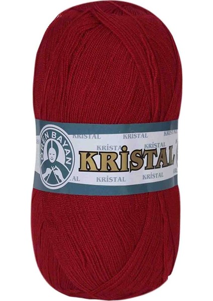 Kristal El Örgü Ipi Kırmızı