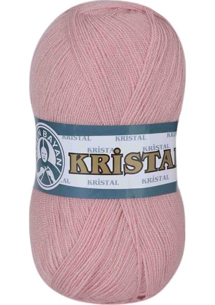 Kristal El Örgü İpi Açık Pembe 001