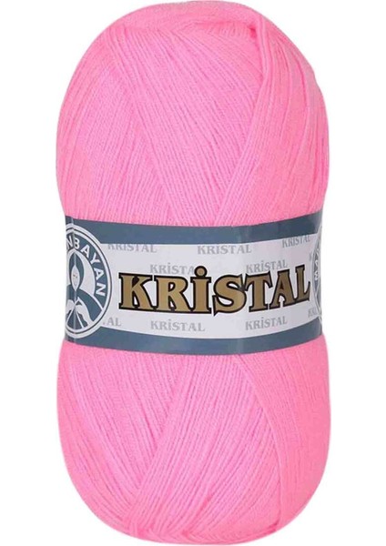 Kristal El Örgü İpi Açık Pembe 040