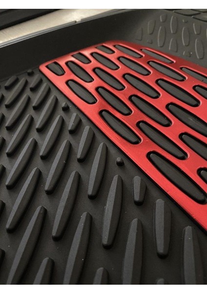 Peugeot 2008(13-17) Extra Derin Havuzlu 3D Kırmızı Paspas modelleri