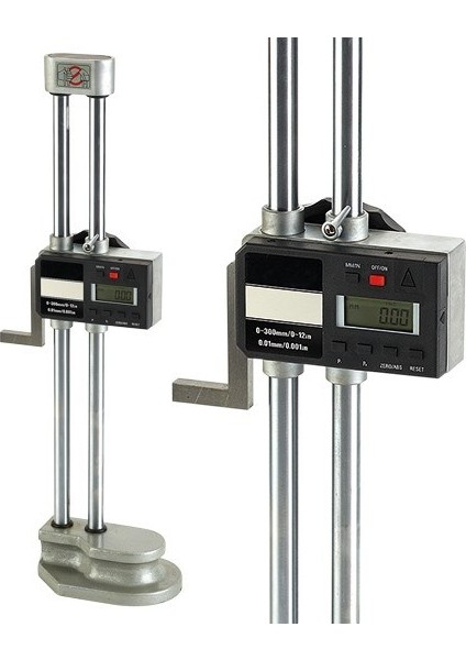 Dijital Yükseklik Mihengiri Çift Kolonlu 600 mm