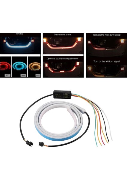 Otoline Jaguar X-Type 2001-2009 Bagaj Altı Kayar Led Çok Fonksiyonlu