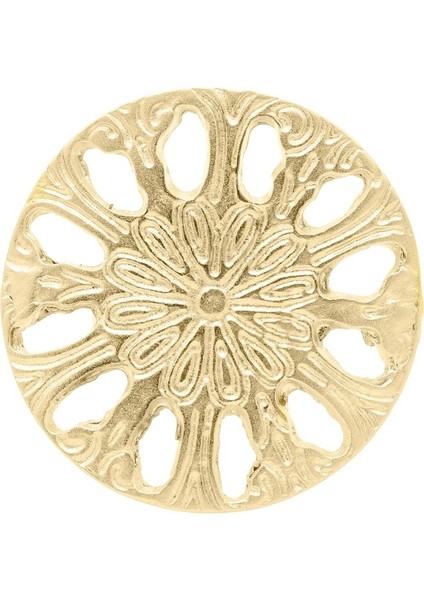 Kadın Altın Renk Kaplama Ayarlanabilir Çiçek Stilizesi Yüzük fırsatları