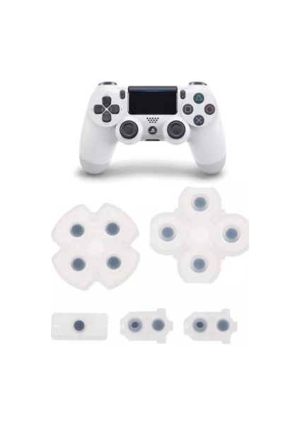 Ps 4 Dualshock 4 JDS-030 5 Parça Slikon Lastik Takımı
