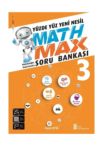 Ata Yayıncılık 3. Sınıf Yeni Nesil Math Max Soru Bankası