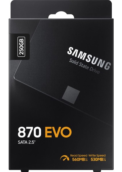 870 Evo 250GB 560MB-530MB Sata SSD