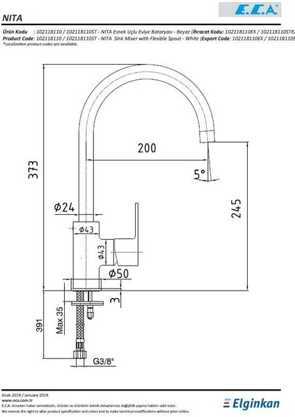 Nita Esnek Uçlu Eviye Bataryası Kırmızı 102118112 fiyatları
