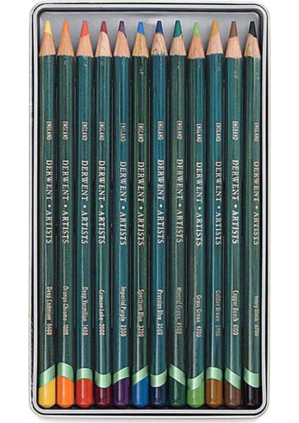 Artists Kuruboya Kalem Seti Metal Kutu 12 Renk fiyatları