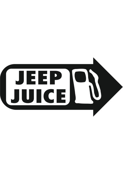 Jeep Off Road Oto Sticker ''jeep Juice Folya Kesim Sticker''