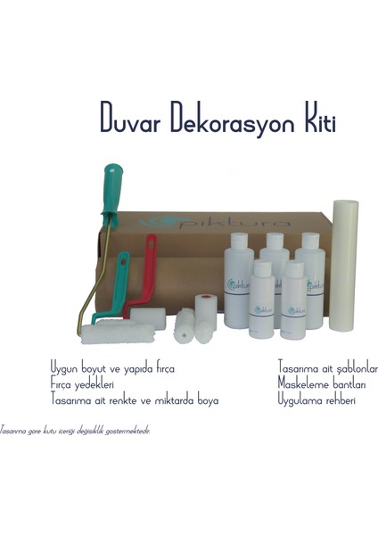 Duvar Dekorasyon Kiti (Sevimli Hayvanlar)