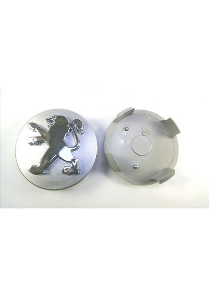 PEUGEOT UYUMLU Jant Göbek Arması Gri 61mm-55mm 4adet fiyatları