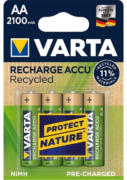 2100 Mah 1.2V Aa Şarjlı Pil 24LÜ
