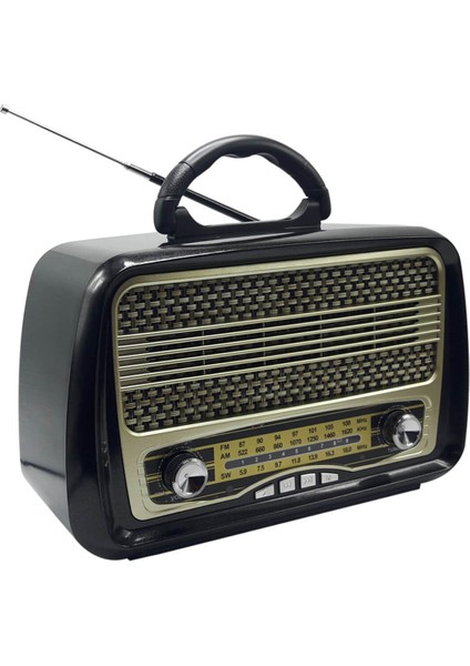 MD-1902BT Bluetooth Hoparlörlü Nostaljik Radyo