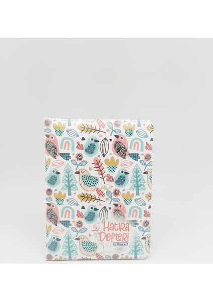Kuşlar Hatıra Defteri 120 Yaprak Çizgili 14 x 20 cm
