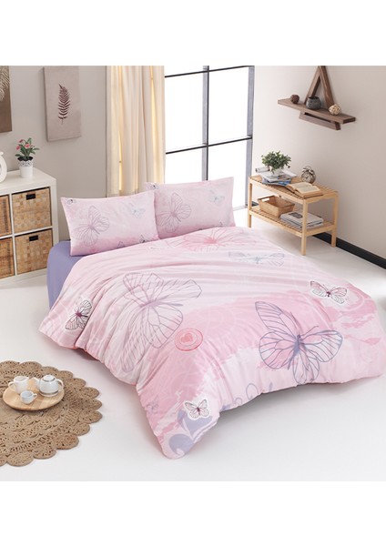 Pink Çift Kişilik Nevresim Takımı