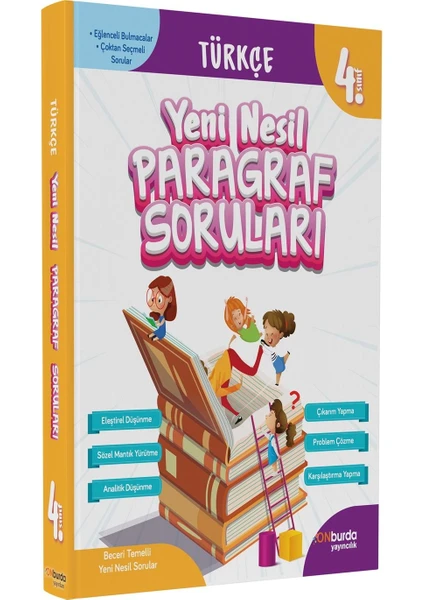 On Burda Yayınları 4. Sınıf Türkçe Yeni Nesil Paragraf Soruları