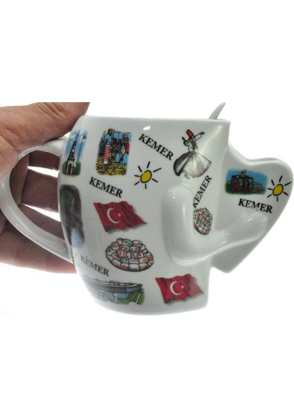 Hdmarketim Antalya Kemer Temalı El Figürlü Seramik Kupa 5916 indirimleri