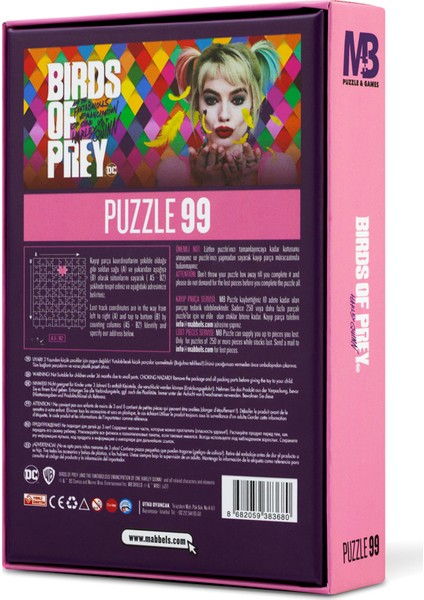 Warner Bros 99 Parça Harley Quinn Puzzle